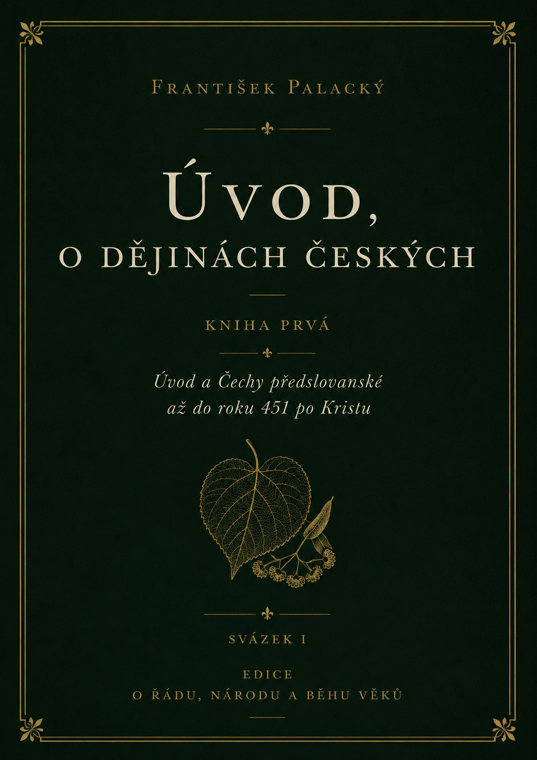 Obálka knihy — přední strana